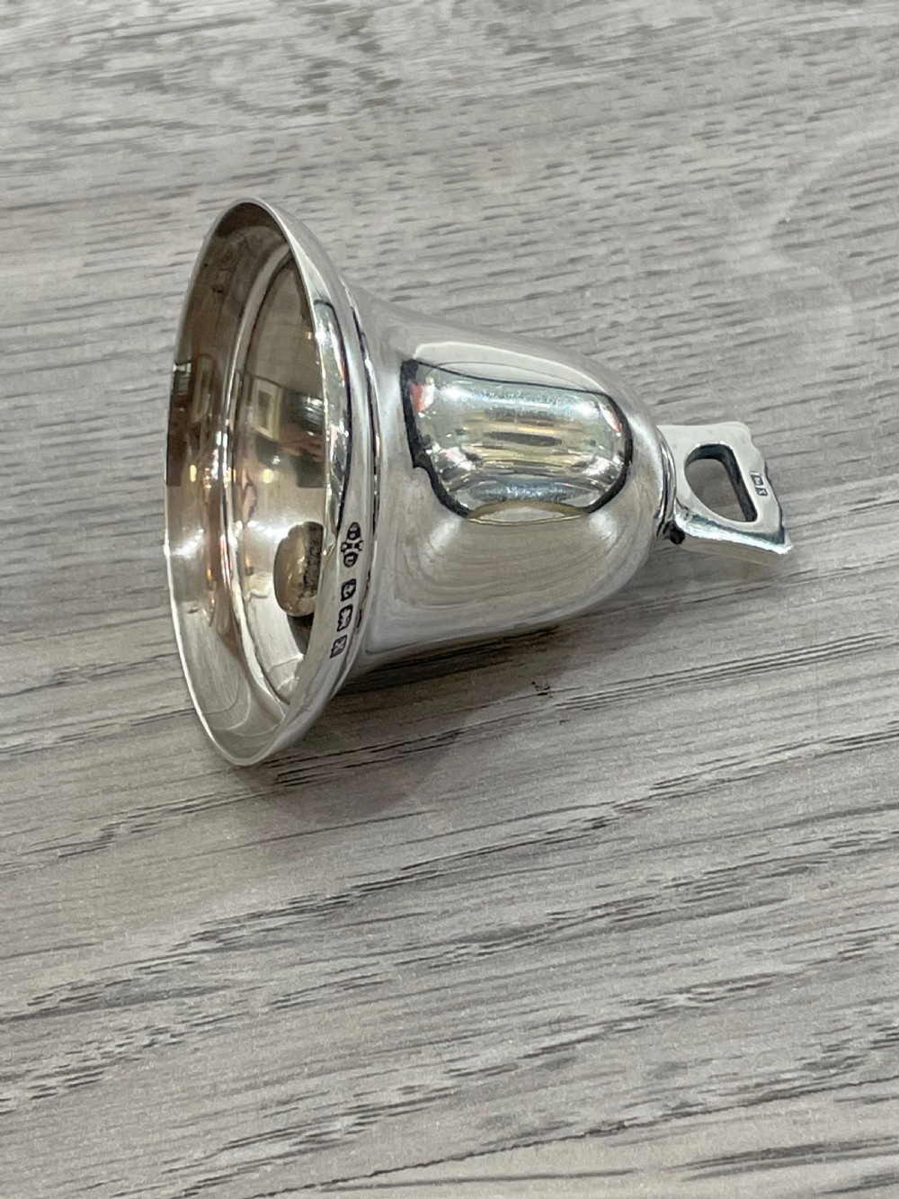 George V Solid Silver Table Bell View VI