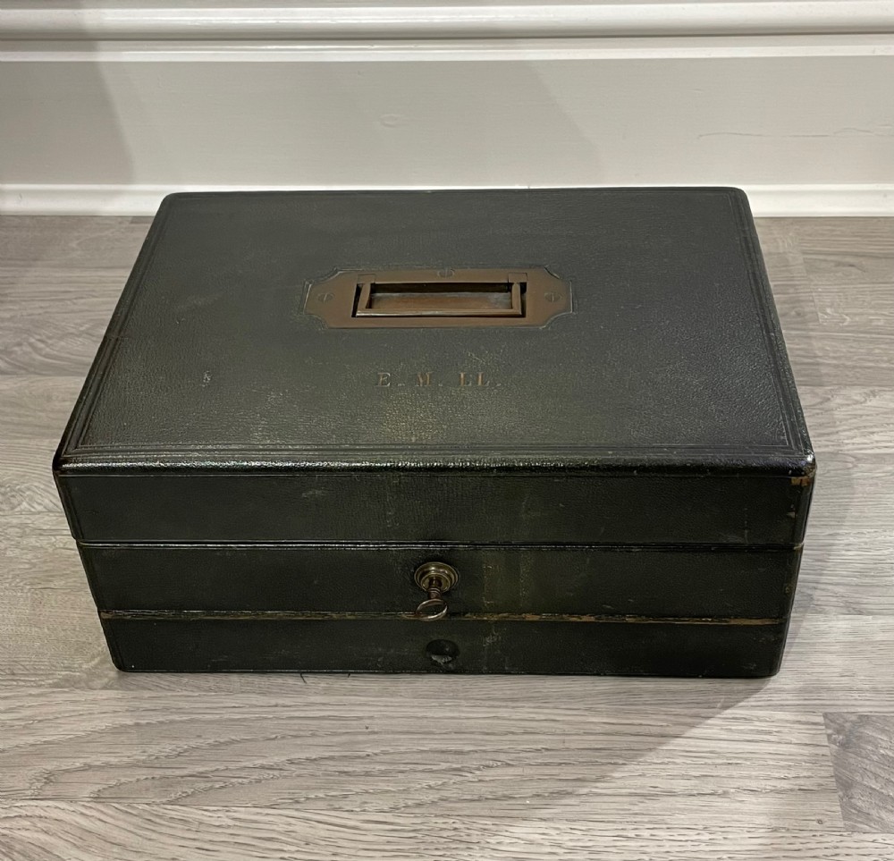 Quality Victorian Writing Slope Despatch Box By Toulmin & Gale View II