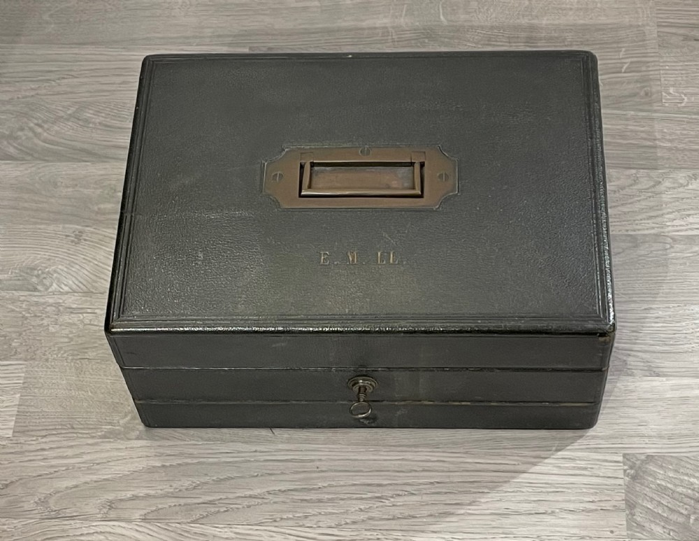 Quality Victorian Writing Slope Despatch Box By Toulmin & Gale View IV
