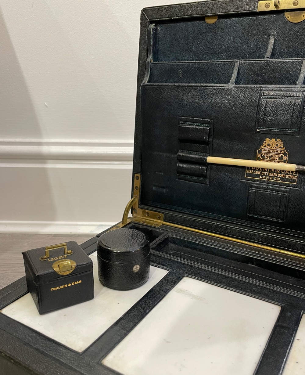 Quality Victorian Writing Slope Despatch Box By Toulmin & Gale View VI