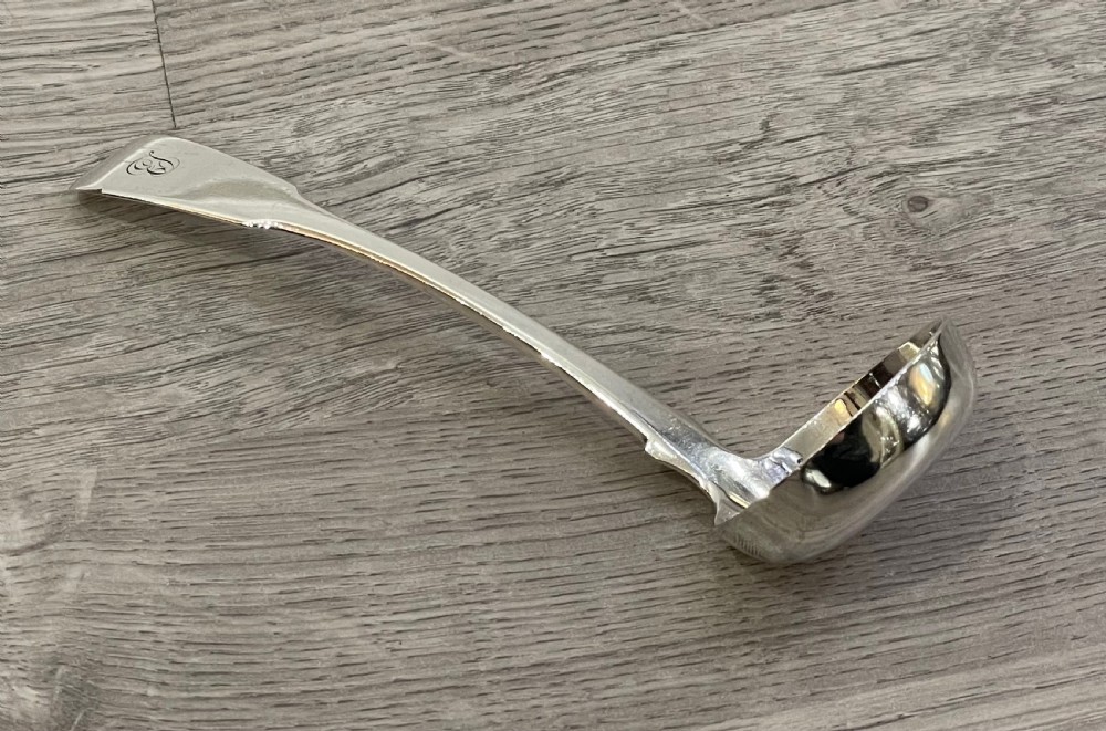 George IV Scottish Silver Toddy Ladle View V