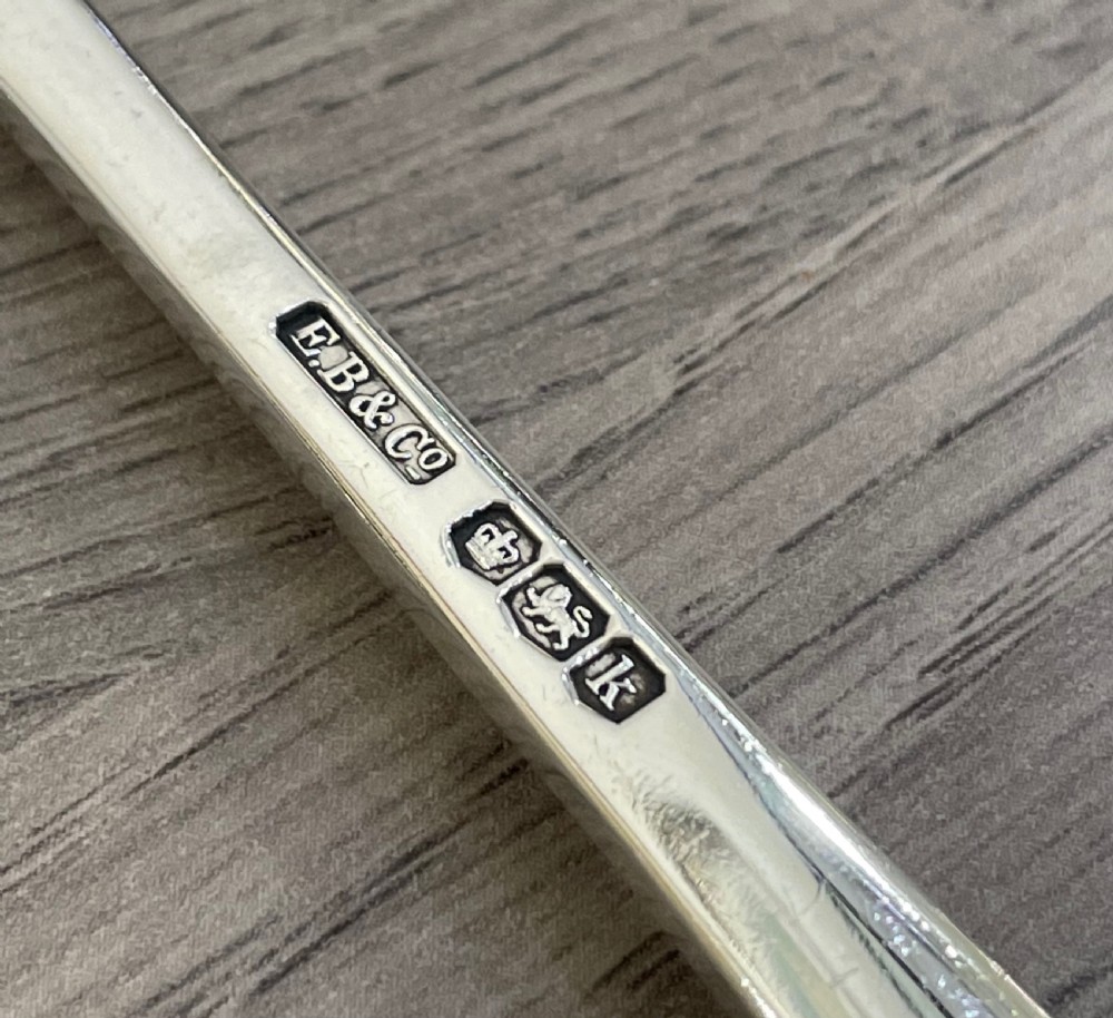 Quality Set of Rat Tail Silver Serving Spoons View VI