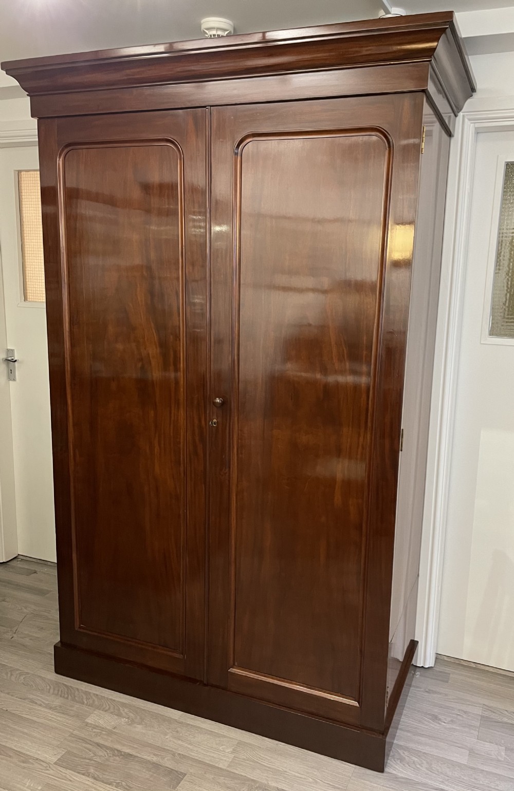 Victorian Mahogany Wardrobe by Heal & Sons