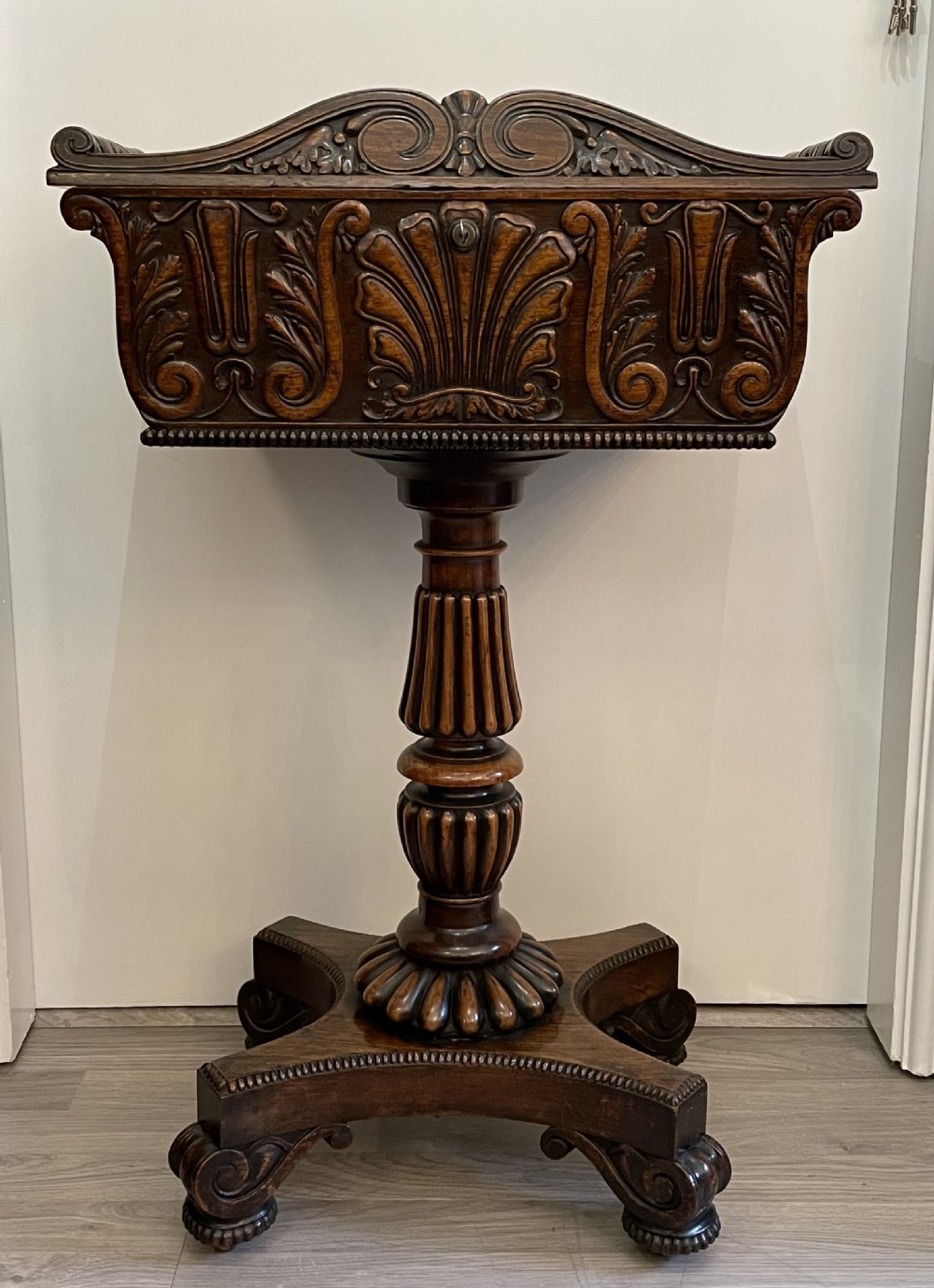 Regency Rosewood Sewing Table, Attributed to Gillows View IV
