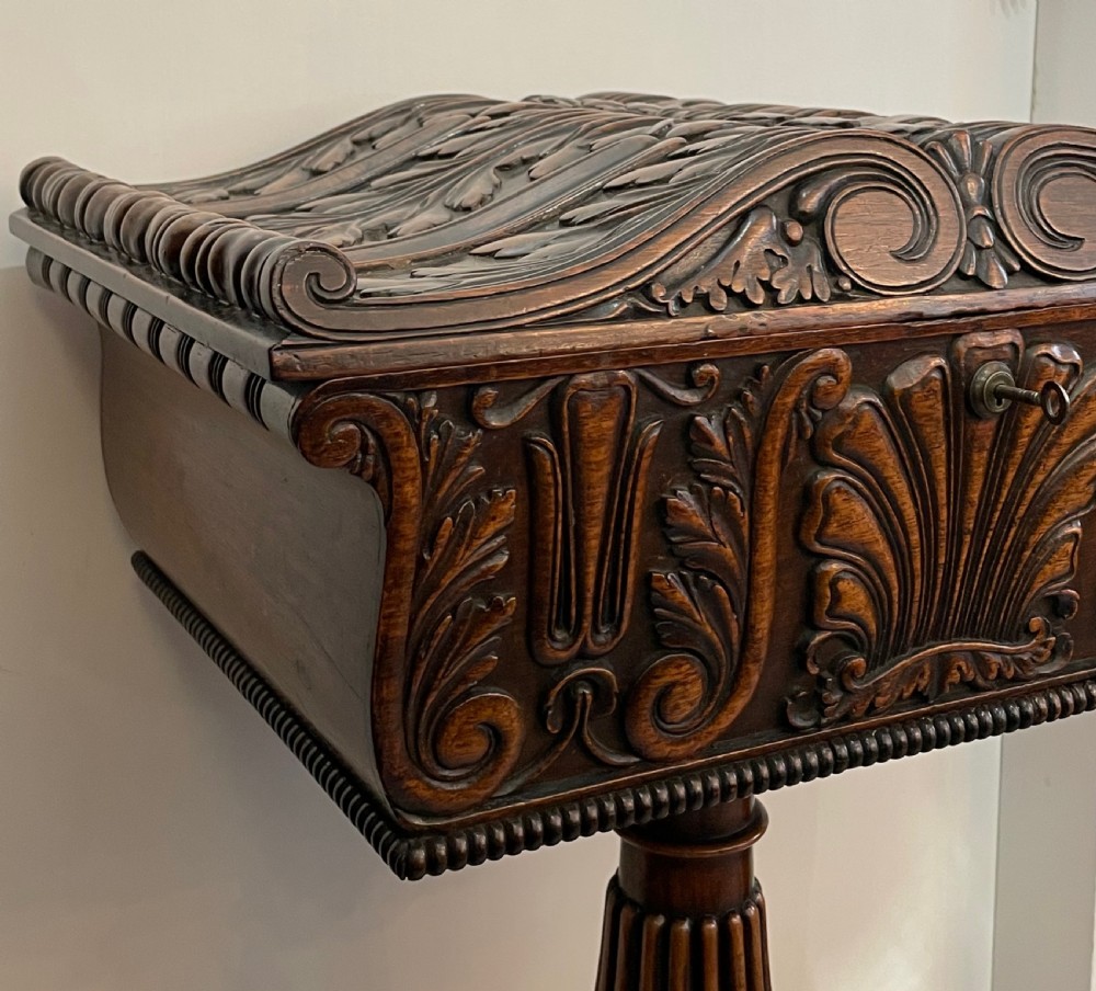 Regency Rosewood Sewing Table, Attributed to Gillows View VII