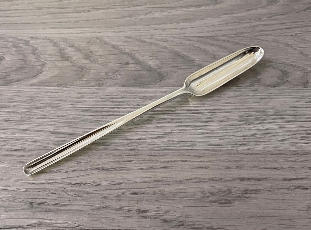 Early George III Silver Marrow Scoop
