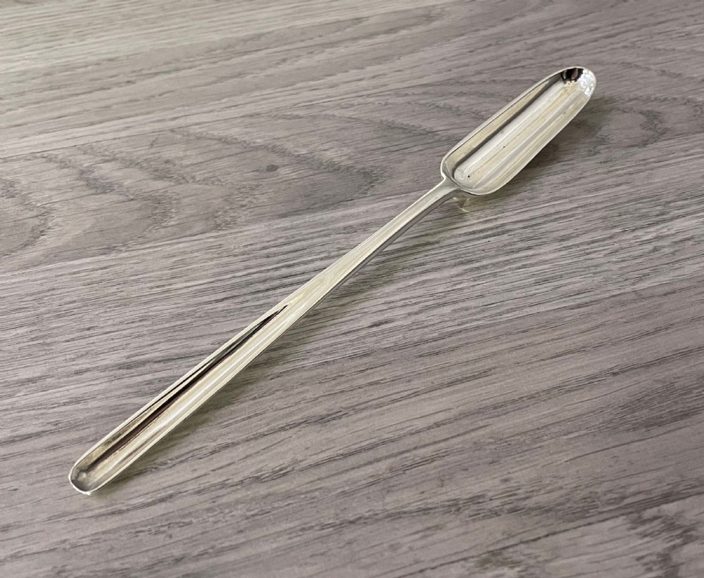 Early George III Silver Marrow Scoop View II