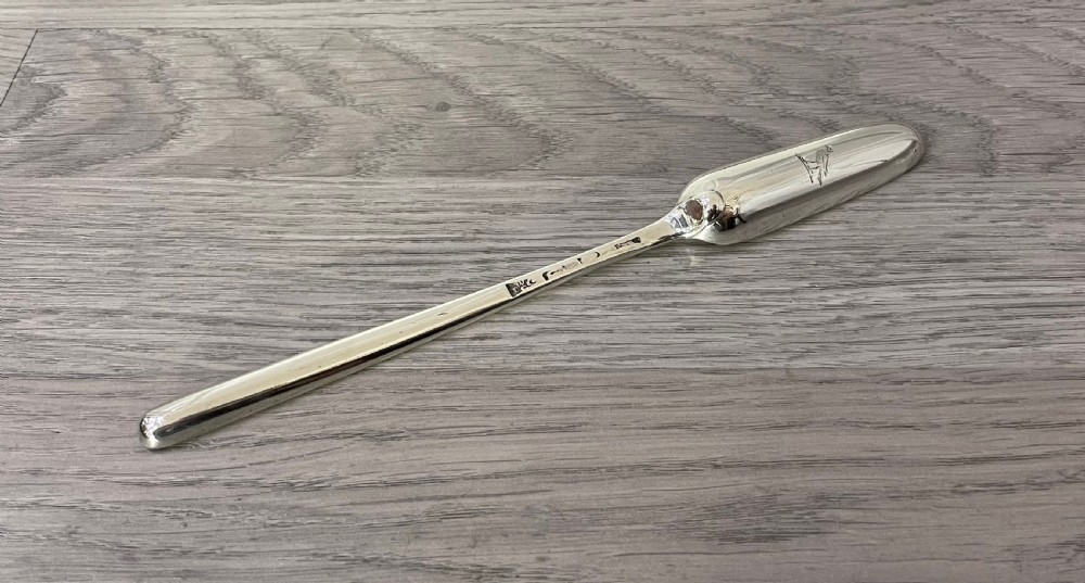 Early George III Silver Marrow Scoop View III