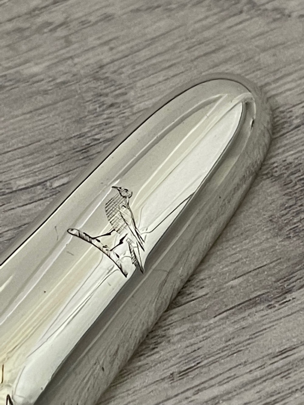 Early George III Silver Marrow Scoop View IV