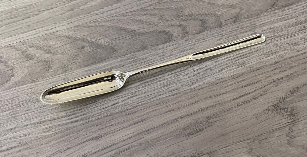 George III Silver Marrow Scoop, 1768 View II