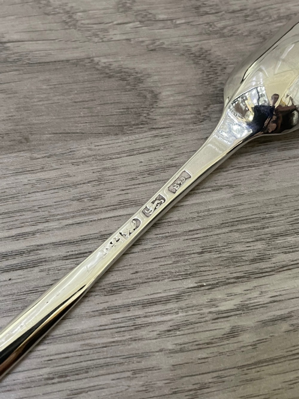 George III Silver Marrow Scoop View III
