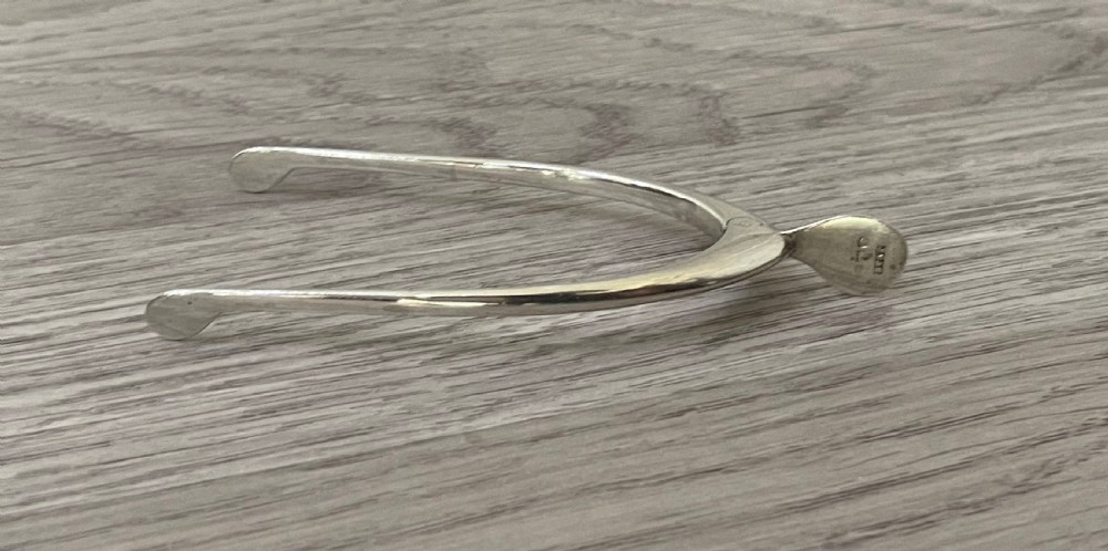 Pair of Wishbone Silver Sugar Tongs View IV