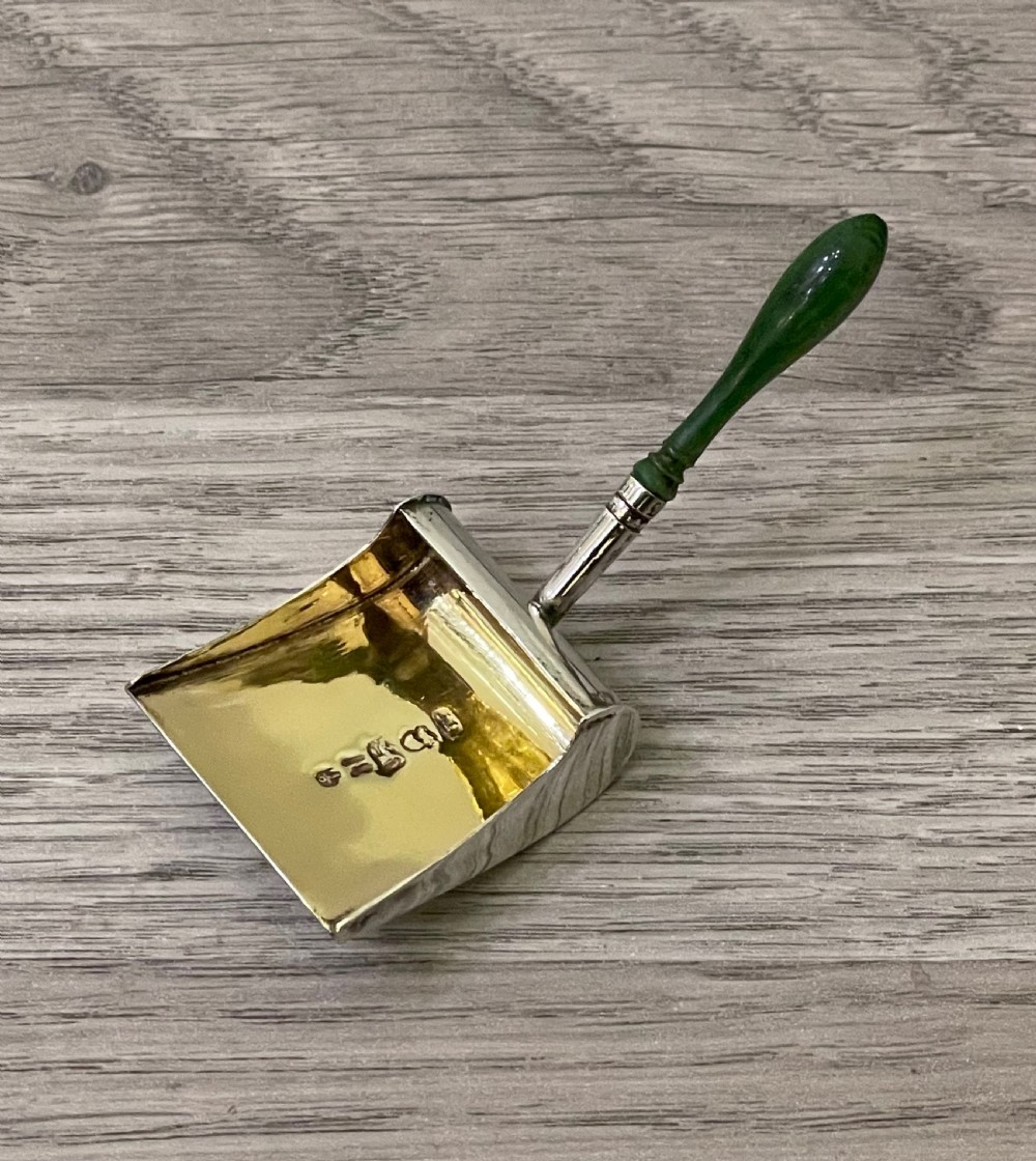 Stunning George III Silver Caddy Spoon, Good Size View II