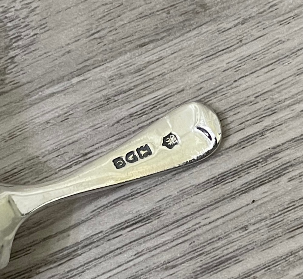 Edwardian Solid Silver Caddy Spoon, 1909 View IV