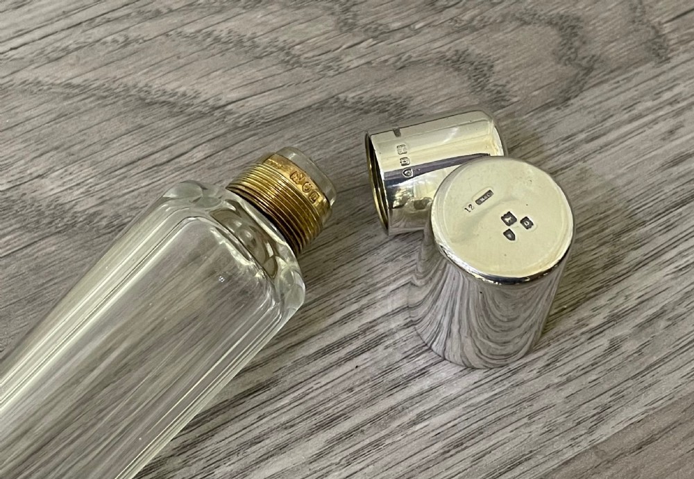 Victorian Silver and Glass Hip Flask, Sampson Mordan View III