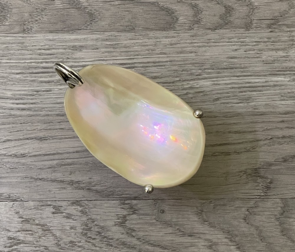 Beautiful Edwardian Silver & Mother of Pearl Bon Bon Dish View VI