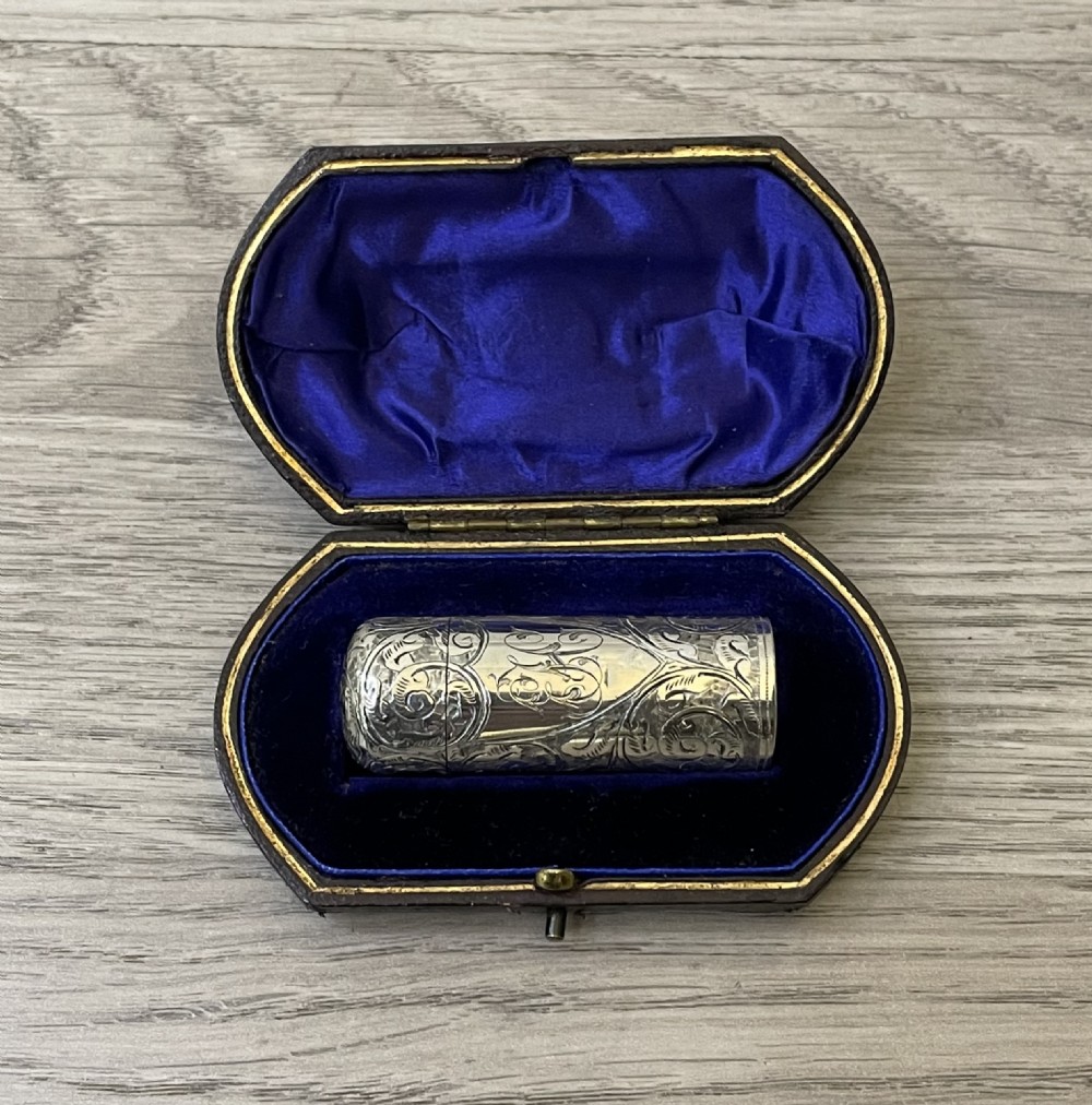 Victorian Silver Scent Bottle by Hilliard & Thomason