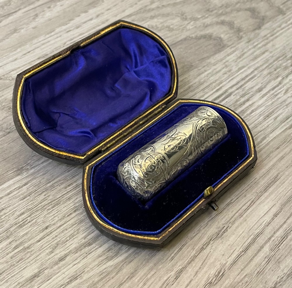 Victorian Silver Scent Bottle by Hilliard & Thomason View II