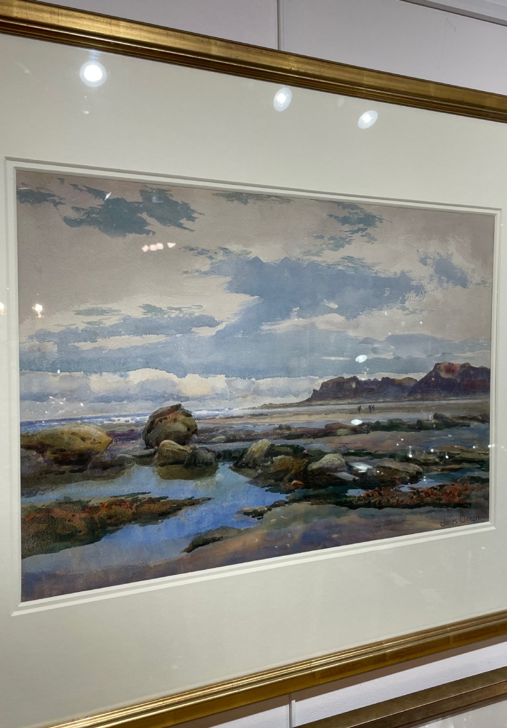 James Aitken Marine Watercolour View IV