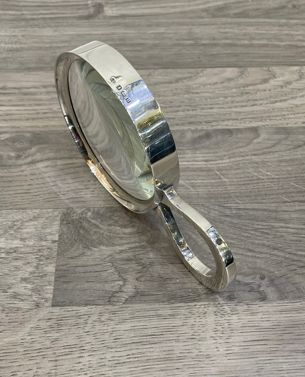 Large George V Silver Magnifying Glass by Lawrence Emanuel View V