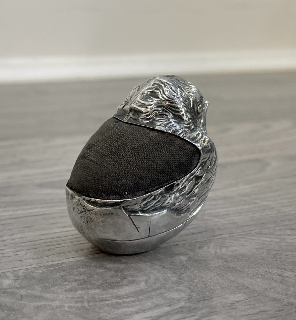 Edwardian Silver Pin Cushion by Sampson Mordan  View V