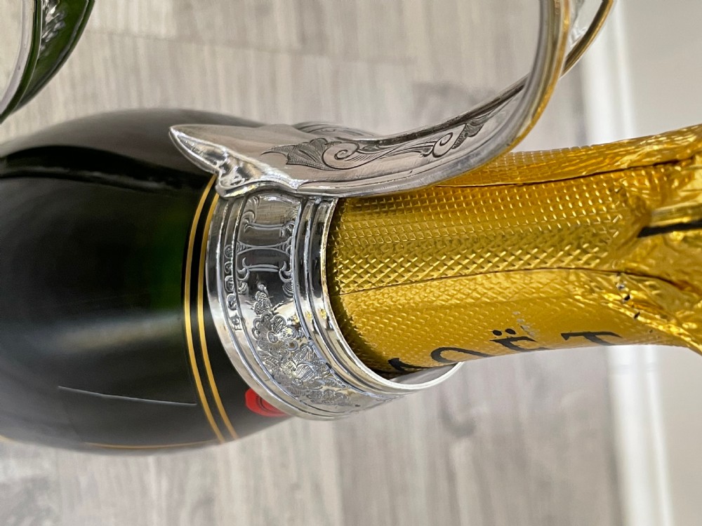 Victorian Silver Plated Champagne Wine Pourer View V