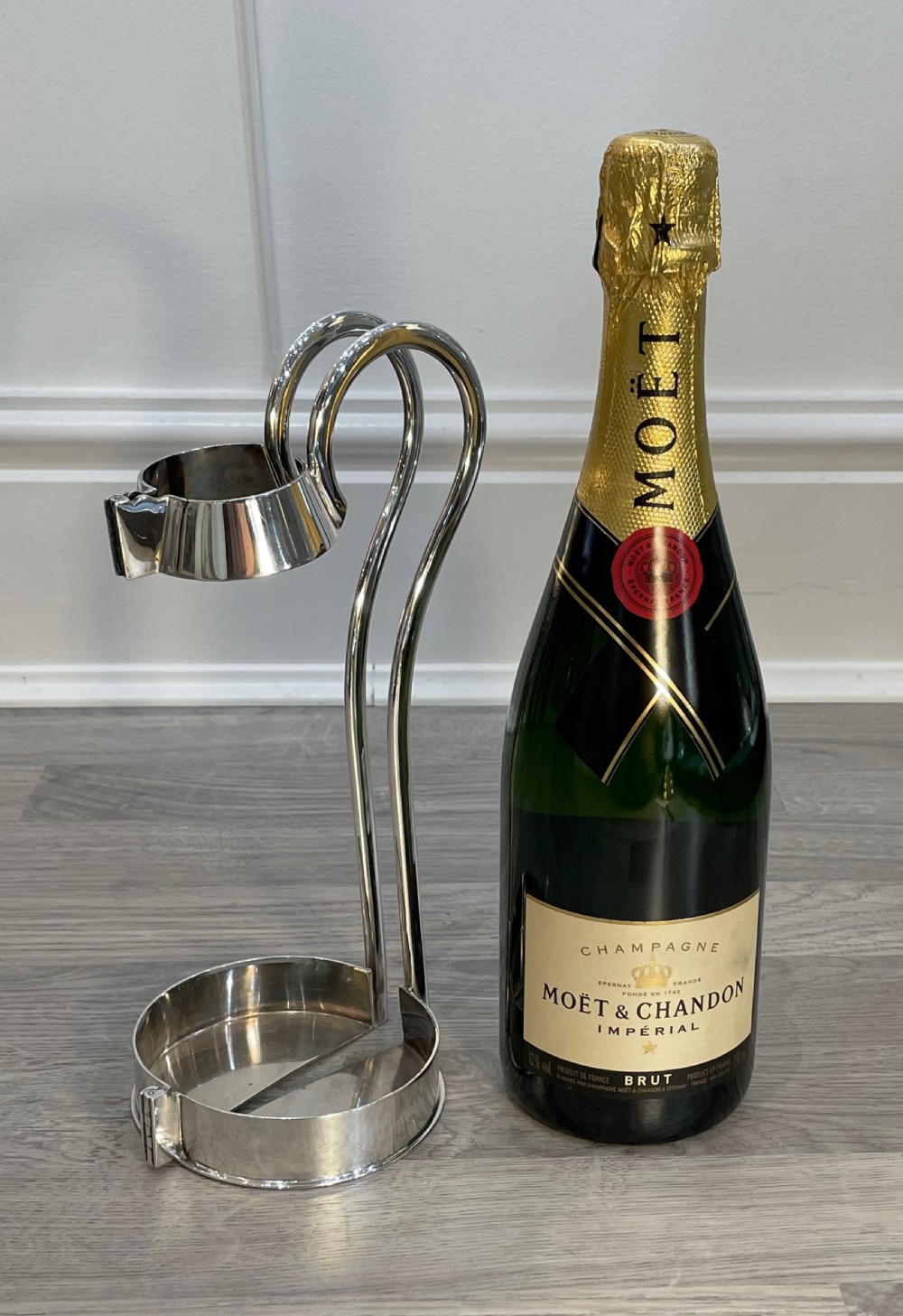 Silver Plated Champagne Wine Pourer by William Hutton, c1900 View V