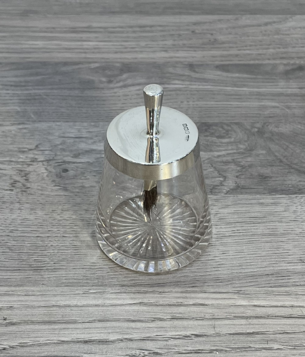 George V Silver Topped Glue Pot, 1919