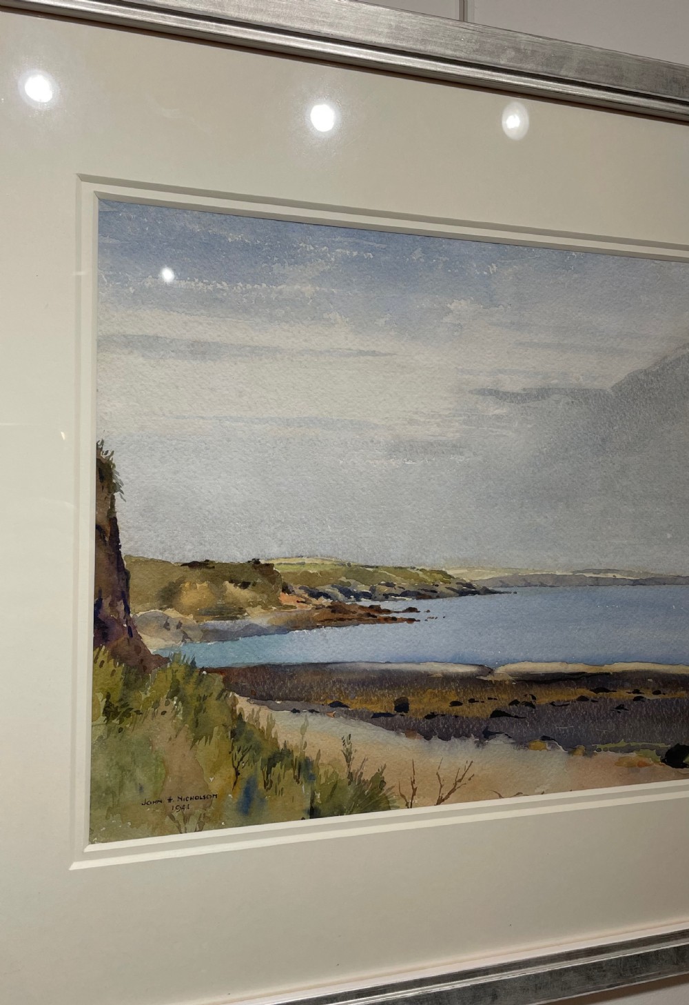 John Hobson Nicholson, Isle of Man Watercolour View II