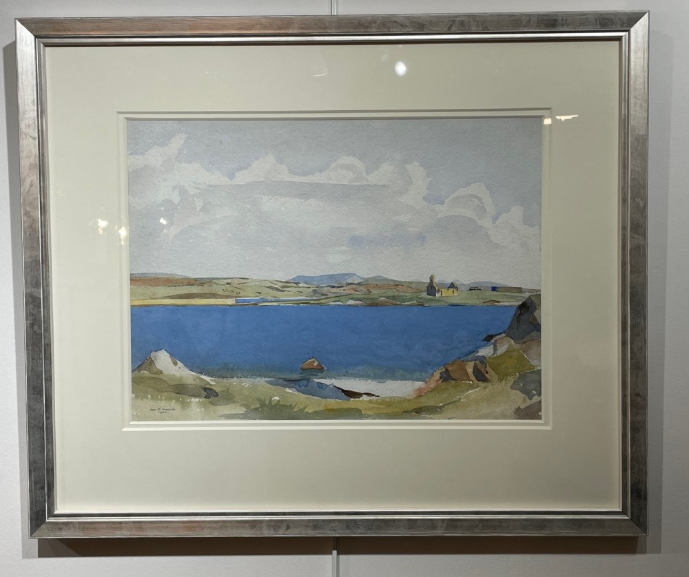 John Hobson Nicholson, Isle of Man Watercolour, Langness