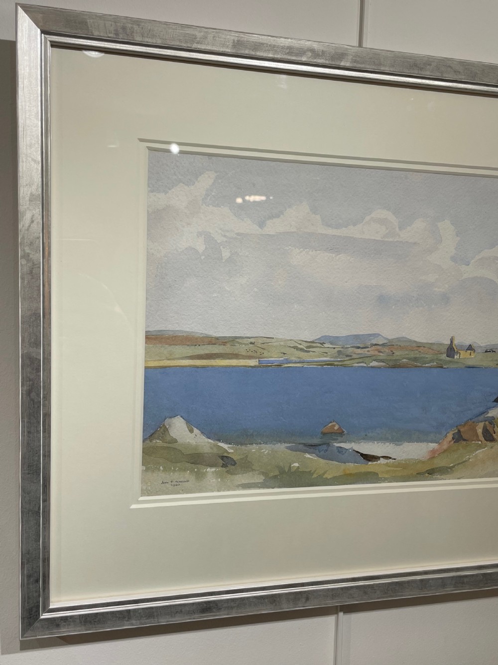 John Hobson Nicholson, Isle of Man Watercolour, Langness View V