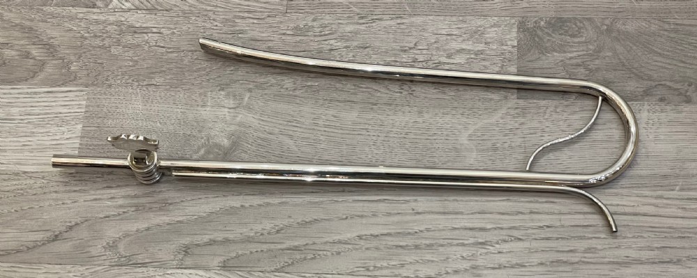 Solid Silver Wine Siphon by William Comyns View V