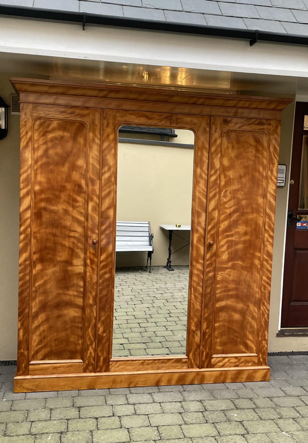 Impressive Victorian Triple Wardrobe by Heal & Sons