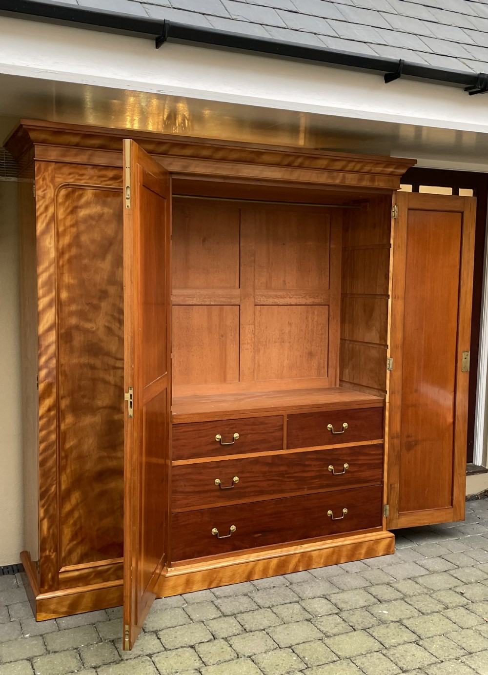 Impressive Victorian Triple Wardrobe by Heal & Sons View VI