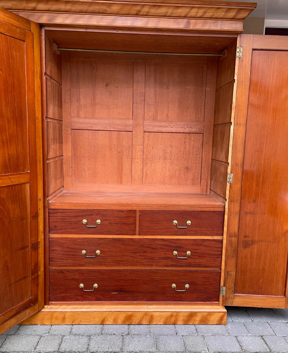 Impressive Victorian Triple Wardrobe by Heal & Sons View IX