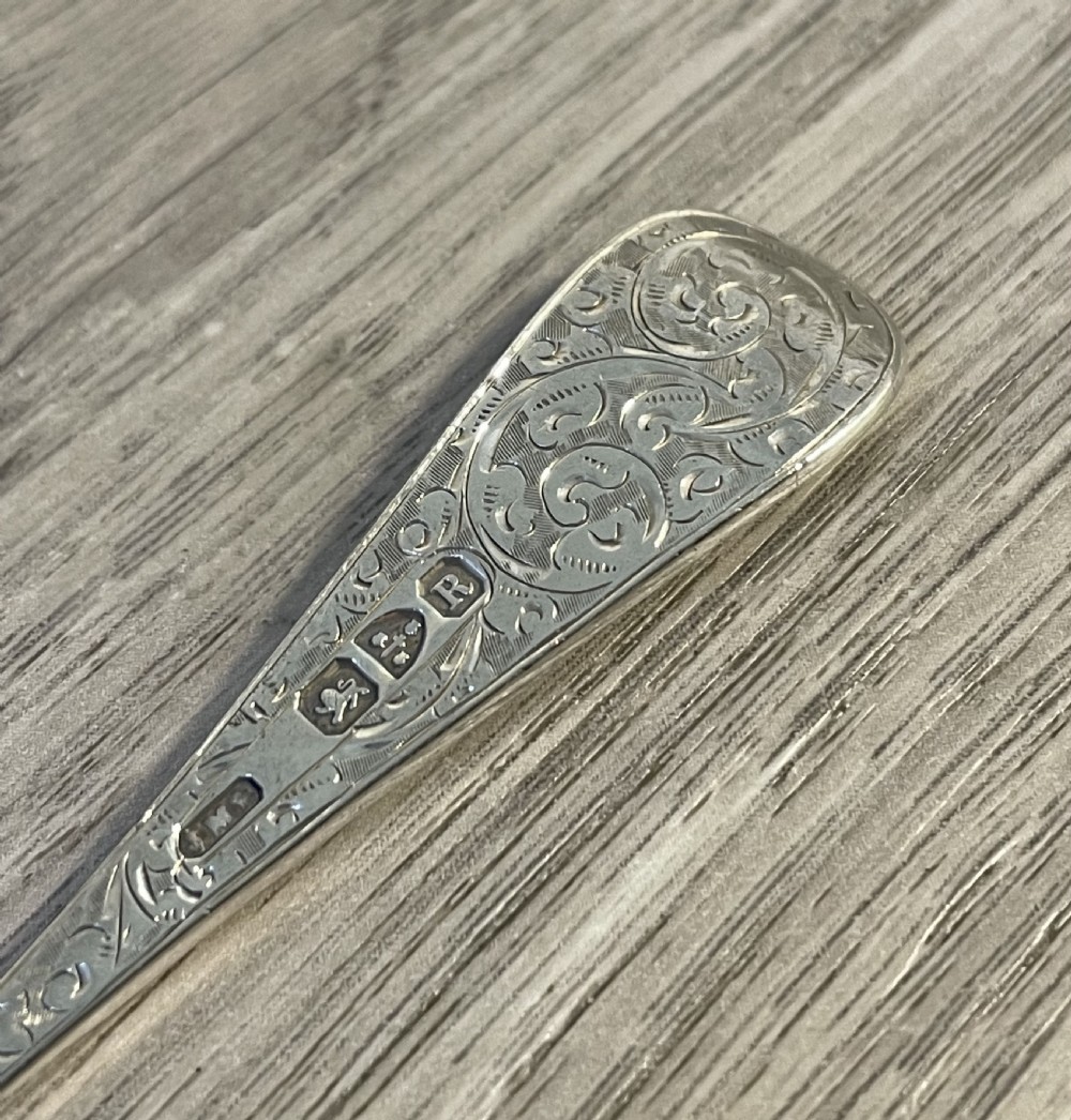 Victorian Silver Spoon in Fitted Case, Chester View VII