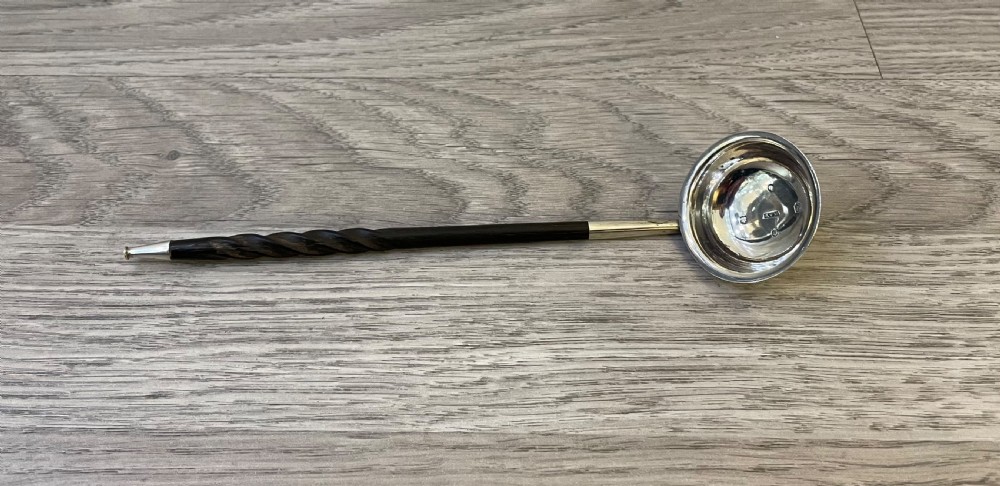 Victorian Scottish Silver Toddy Ladle, 1885 View II