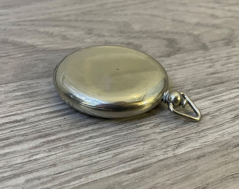 Silver Plated Pocket Compass View V