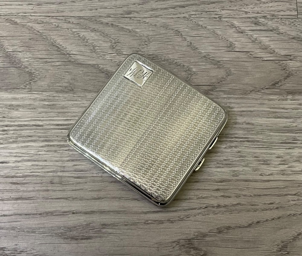 Quality George V Silver Cigarette Case