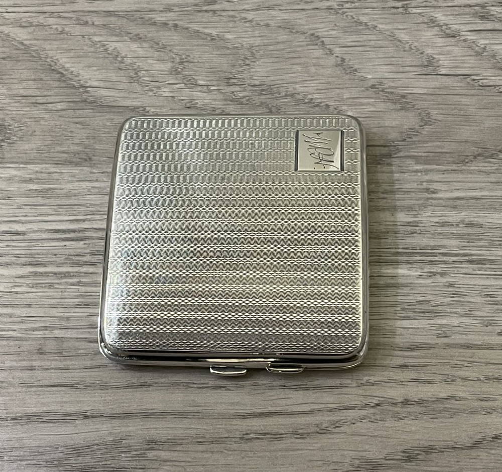 Quality George V Silver Cigarette Case View III