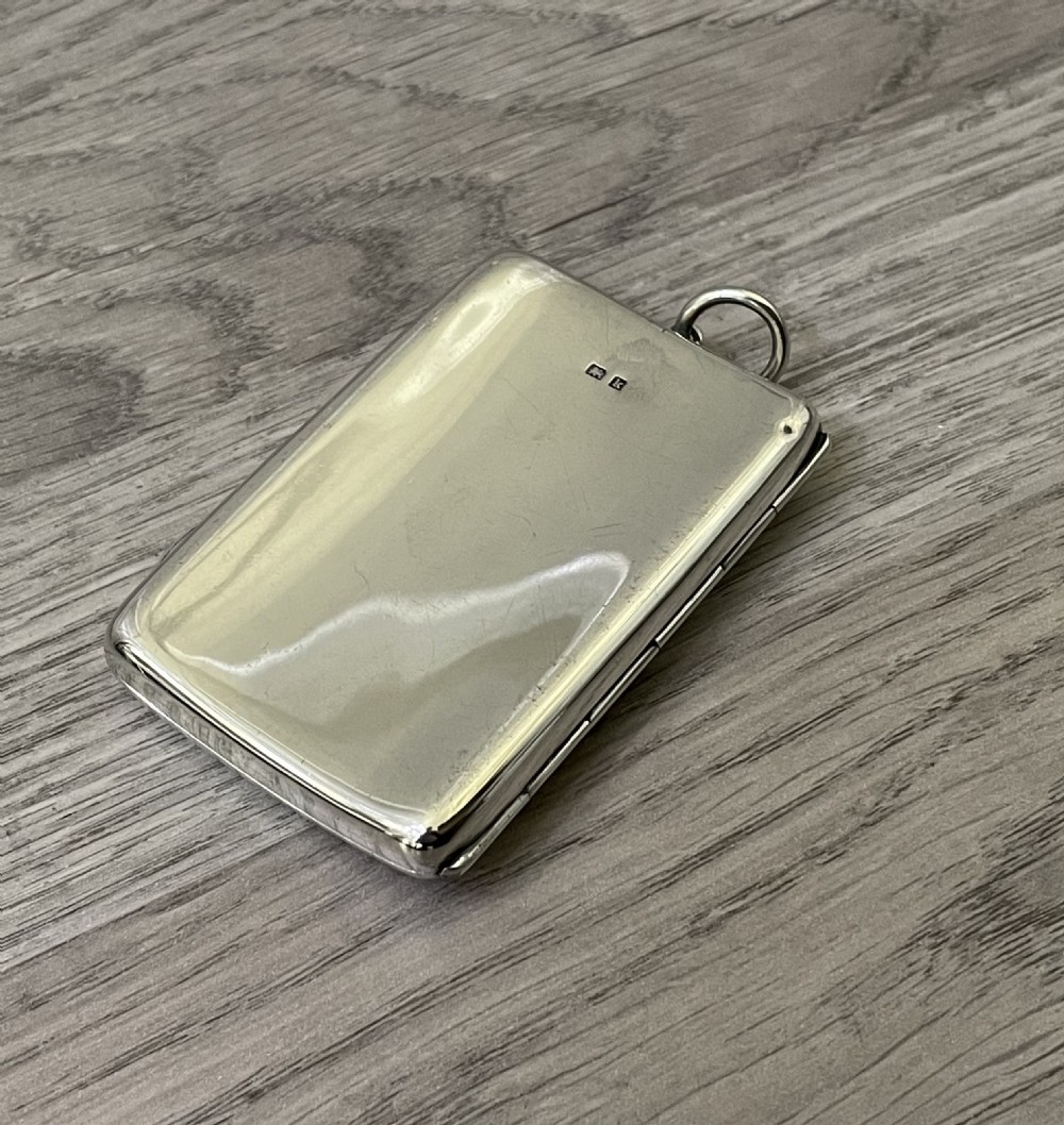 Quality Edwardian Solid Silver Fitted Wallet View IV