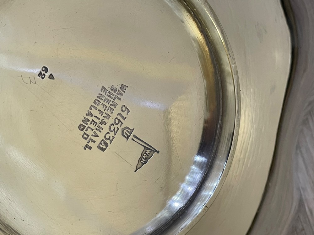 Quality George VI Silver Plated Fruit Bowl by Walker & Hall View IV