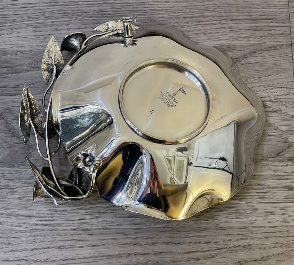 Quality George VI Silver Plated Fruit Bowl by Walker & Hall View VI