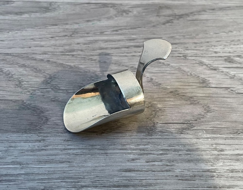 George III Silver Shovel Caddy Spoon, Josiah Snatt 