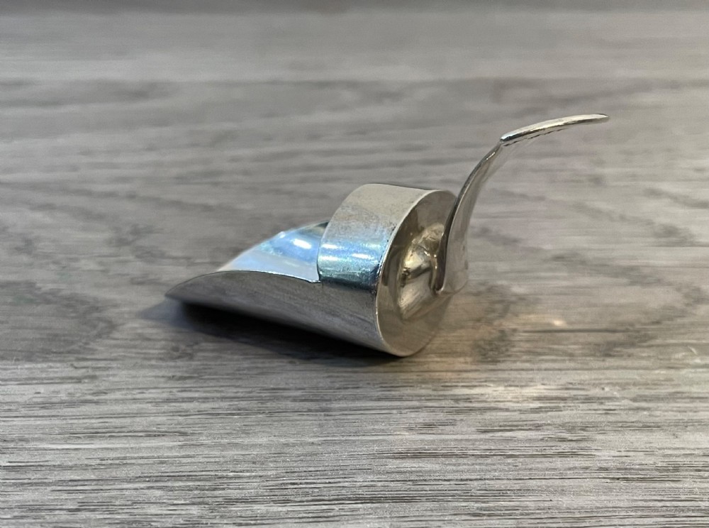 George III Silver Shovel Caddy Spoon, Josiah Snatt  View V