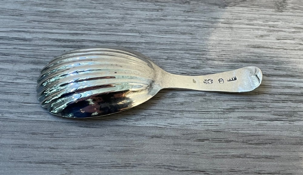 George III Silver Caddy Spoon View IV