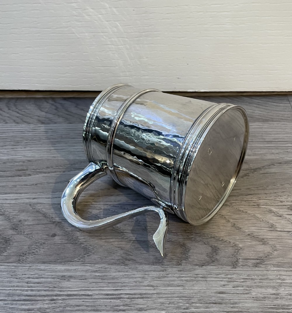 Solid Silver Pint Tankard, 531 grams View IV