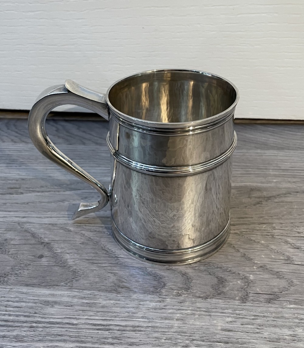 Solid Silver Pint Tankard, 531 grams View VI