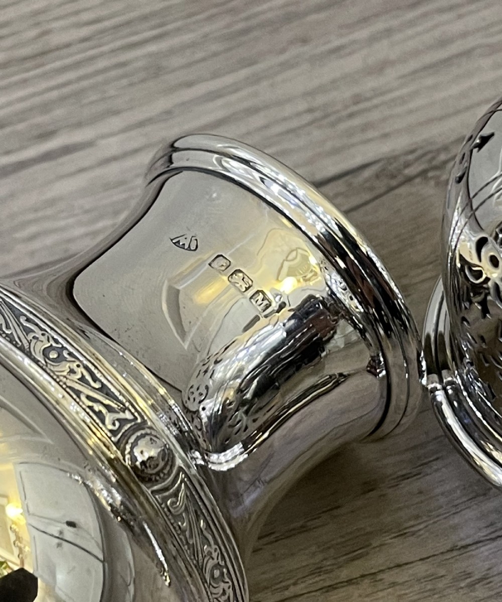 George V Solid Silver Sugar Caster, 1936 View III