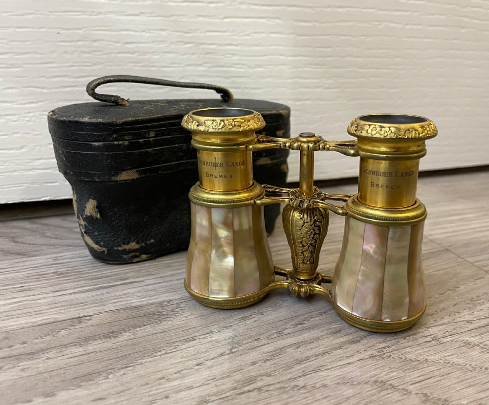 Pair of French Mother of Pearl Opera Glasses View II